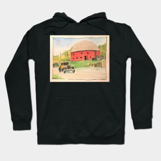 Arcadia Round Barn on Route 66 in Arcadia, Oklahoma Hoodie